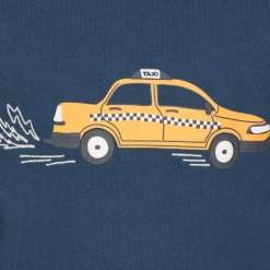 POLARN O. PYRET THINK - TAXI SWEATERS PRINTED Kinder - Sweatshirt^Kinder Kinder Fleecejacken Und Kinderpullover