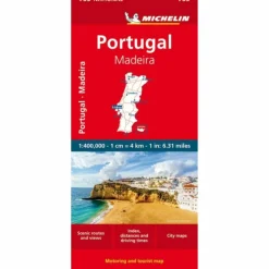 PORTUGAL & MADEIRA - MICHELIN NATIONAL MAP 733 - Straßenkarte^ Straßenkarten|Straßenkarten