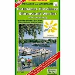 POTSDAMER HAVELSEEN, BLÜTENSTADT WERDER - Wanderkarte^ Fahrradkarten|Wanderkarten Und Winterkarten