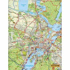 POTSDAMER HAVELSEEN, BLÜTENSTADT WERDER - Wanderkarte^ Fahrradkarten|Wanderkarten Und Winterkarten