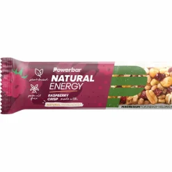 PowerBar PB NATURAL ENERGY RASPB CRISP (40GX18) PACKAGE - Müsliriegel^ Verpflegung