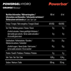 PowerBar Verpflegung*PB POWERGEL HYDRO (67MLX24) PACKAGE - Energiedrink