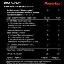 PowerBar PB RIDE ENERGY CHOCO CARAM (55GX18) PACKAGE - Energieriegel^ Verpflegung