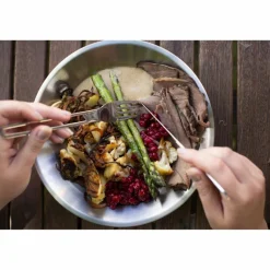 Primus LEISURE CUTLERY CONCRETE GREY - Campingbesteck^ Campingtöpfe Und Campinggeschirr