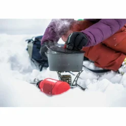 Primus OMNILITE TI W. BOTTLE & POUCH - Mehrstoffkocher^ Campingkocher