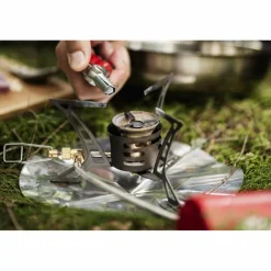 Primus OMNILITE TI W. BOTTLE & POUCH - Mehrstoffkocher^ Campingkocher