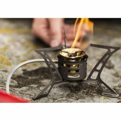 Primus OMNILITE TI W. BOTTLE & POUCH - Mehrstoffkocher^ Campingkocher