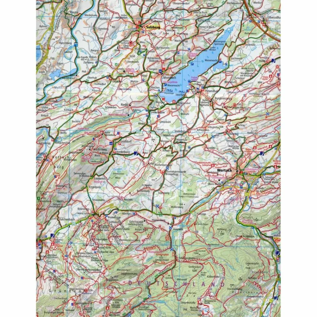 Fahrradkarten|Wanderkarten Und Winterkarten*ALLGÄU 1:50.000 - Wanderkarte