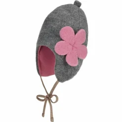 Pure Pure by Bauer ZIPFEL FLEECE BLUME Kinder - Wollmütze^Kinder Accessoires Für Kinder