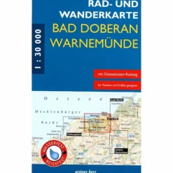 RAD- UND WANDERKARTE BAD DOBERAN, WARNEMÜNDE^ Fahrradkarten|Wanderkarten Und Winterkarten