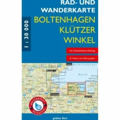 Fahrradkarten|Wanderkarten Und Winterkarten*RAD- UND WANDERKARTE BOLTENHAGEN, KLÜTZER WINKEL 1:30 000