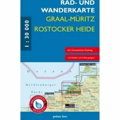 RAD- UND WANDERKARTE GRAAL-MÜRITZ, ROSTOCKER HEIDE^ Fahrradkarten|Wanderkarten Und Winterkarten