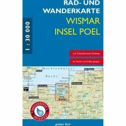 RAD- UND WANDERKARTE WISMAR, INSEL POEL^ Fahrradkarten|Wanderkarten Und Winterkarten
