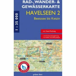 RAD-, WANDER- UND GEWÄSSERKARTE HAVELSEEN 2^ Fahrradkarten|Gewässerkarten