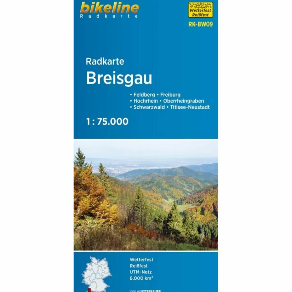 RADKARTE BREISGAU (RK-BW09) - Fahrradkarte^ Fahrradkarten|Fahrradkarten