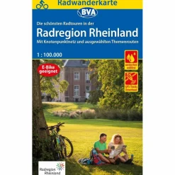 RADKARTE DIE SCHÖNSTEN RADTOUREN IN DER RADREGION RHEINLAND - Fahrradkarte^ Fahrradkarten|Fahrradkarten