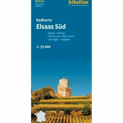 Fahrradkarten|Fahrradkarten*RADKARTE ELSASS SÜD - Fahrradkarte