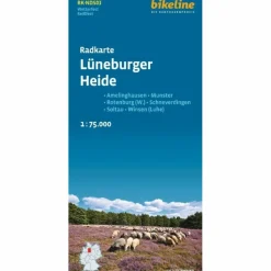 RADKARTE LÜNEBURGER HEIDE - Fahrradkarte^ Fahrradkarten|Fahrradkarten