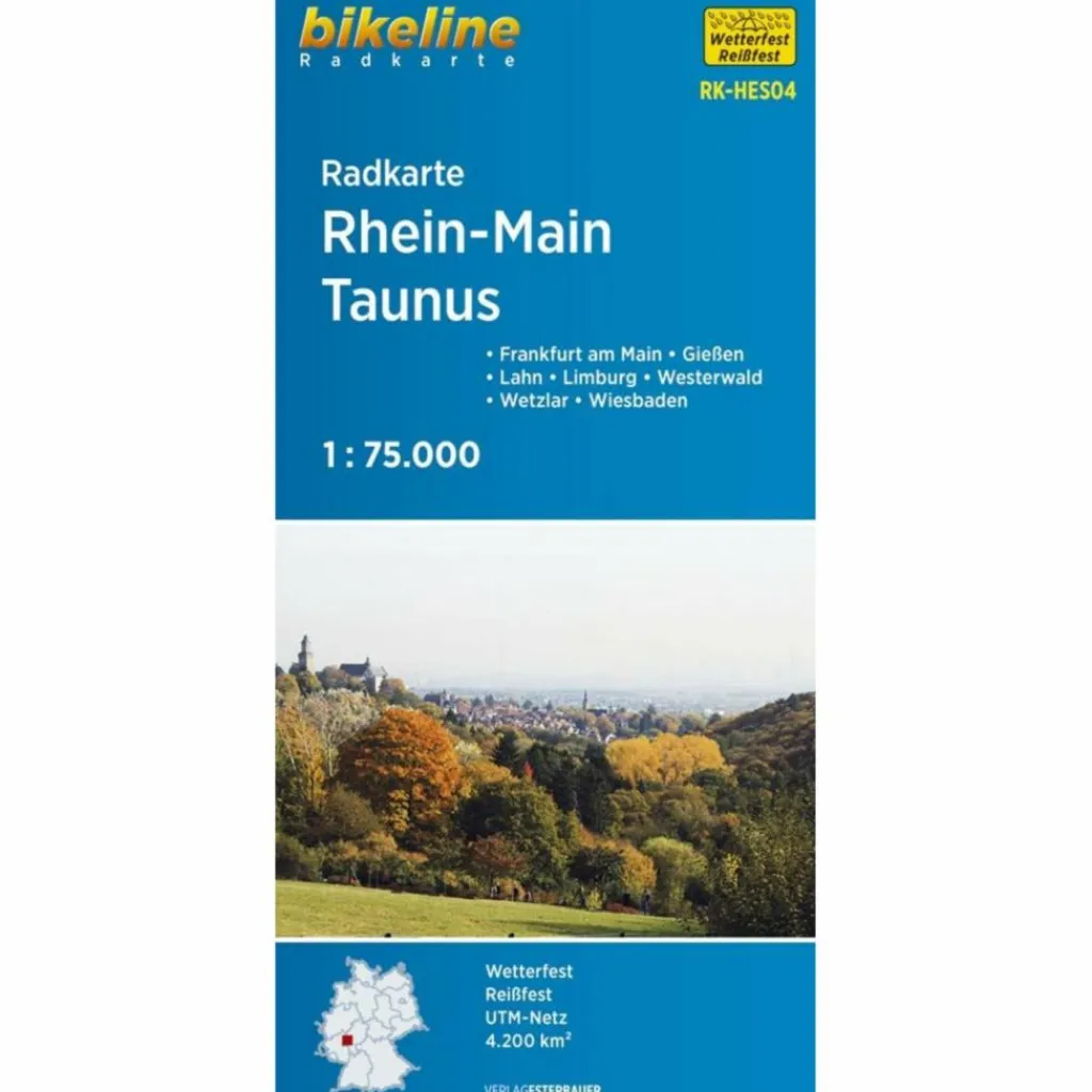 RADKARTE RHEIN-MAIN-TAUNUS (RK-HES04) - Fahrradkarte^ Fahrradkarten|Fahrradkarten