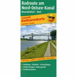 Fahrradkarten|Fahrradkarten*RADROUTE NORD-OSTSEE-KANAL 1 : 50 000 - Fahrradkarte