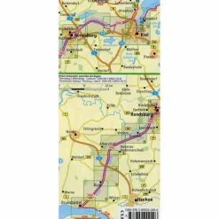 Fahrradkarten|Fahrradkarten*RADROUTE NORD-OSTSEE-KANAL 1 : 50 000 - Fahrradkarte