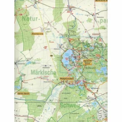 Fahrradkarten|Wanderkarten Und Winterkarten*RADWANDER- UND WANDERKARTE NATURPARK MÄRKISCHE SCHWEIZ - Wanderkarte