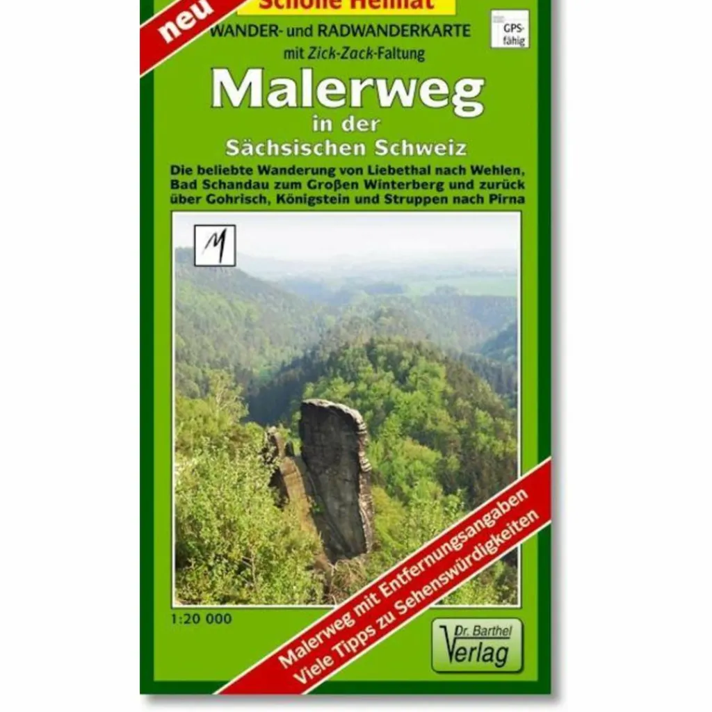 RADWANDER- UND WANDERKARTE MALERWEG - Wanderkarte^ Fahrradkarten|Wanderkarten Und Winterkarten