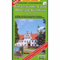 Fahrradkarten|Wanderkarten Und Winterkarten*RADWANDER- UND WANDERKARTE FINSTERWALDE, CALAU - Wanderkarte