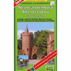 Fahrradkarten|Wanderkarten Und Winterkarten*RADWANDER- UND WANDERKARTE NEUBRANDENBUR - Wanderkarte