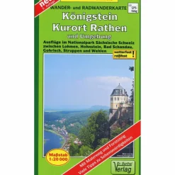 Fahrradkarten|Wanderkarten Und Winterkarten*RADWANDER- UND WANDERKARTE KÖNIGSTEIN, K - Wanderkarte