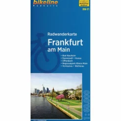 RADWANDERKARTE FRANKFURT AM MAIN 1 : 60 000 - Fahrradkarte^ Fahrradkarten|Fahrradkarten