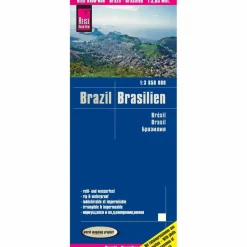 REISE KNOW-HOW LANDKARTE BRASILIEN 1:3.850.000 - Straßenkarte^ Straßenkarten|Straßenkarten