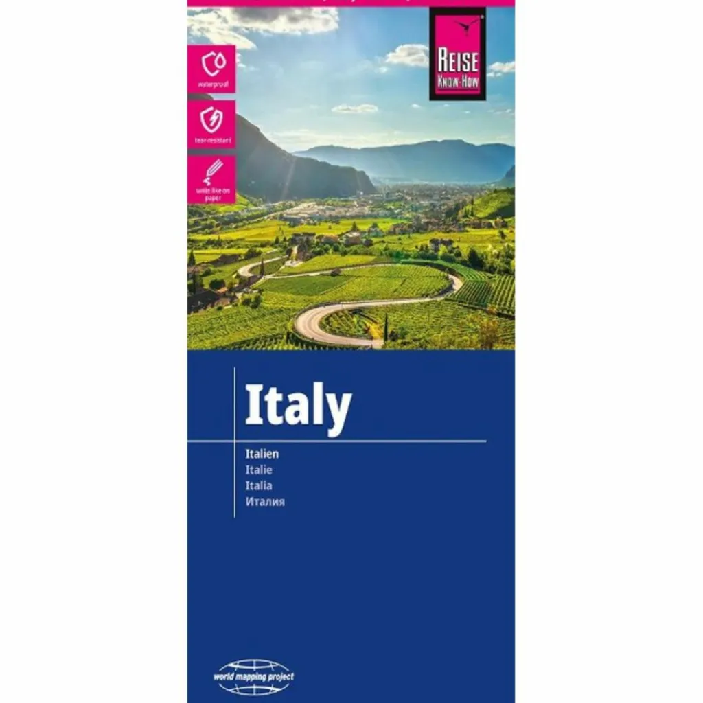 REISE KNOW-HOW LANDKARTE ITALIEN / ITALY (1:900.000) - Straßenkarte^ Straßenkarten|Straßenkarten