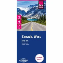 Straßenkarten|Straßenkarten*REISE KNOW-HOW LANDKARTE KANADA, WEST - Straßenkarte