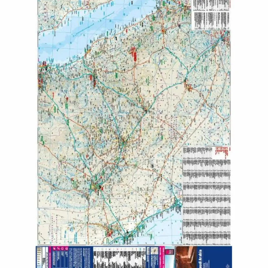 Straßenkarten|Straßenkarten*REISE KNOW-HOW LANDKARTE SAUDI-ARABIEN / SAUDI ARABIA - Karte