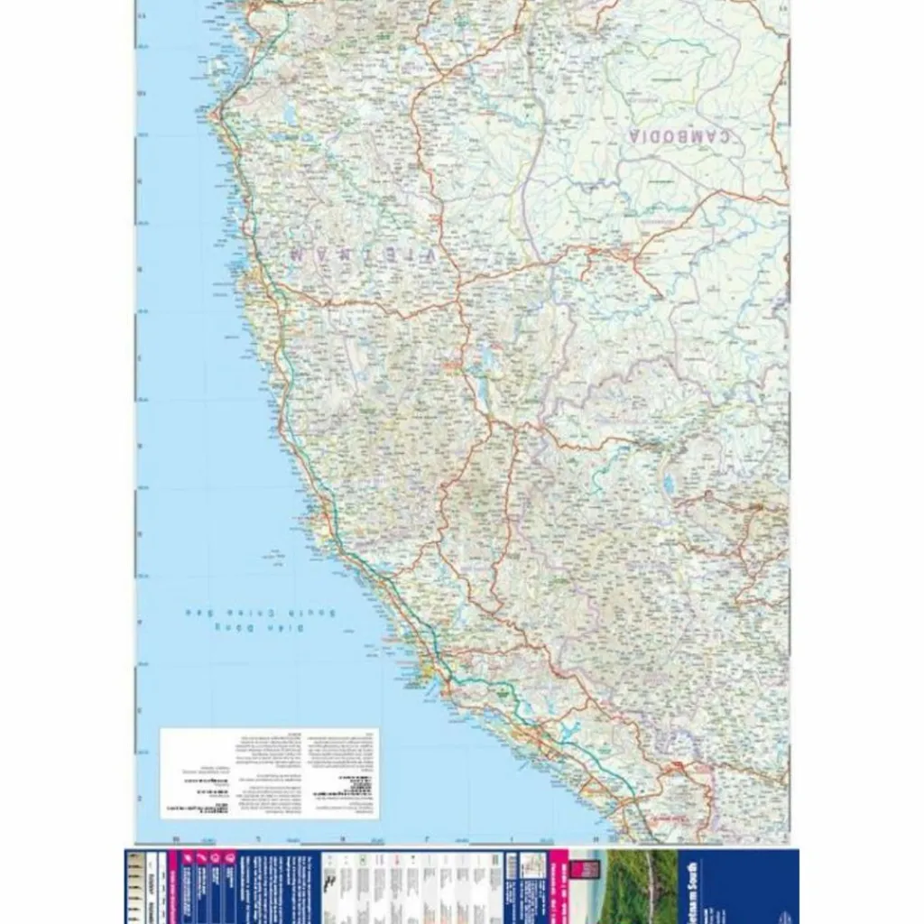 Straßenkarten|Straßenkarten*REISE KNOW-HOW LANDKARTE VIETNAM SÜD (1:600.000) - Straßenkarte