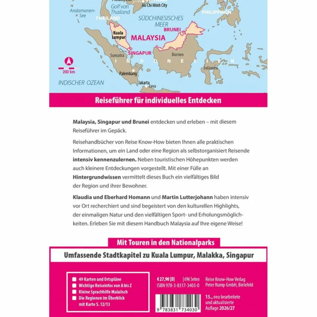 Reiseführer Südostasien*REISE KNOW-HOW REISEFÜHRER MALAYSIA MIT SINGAPUR UND BRUNEI