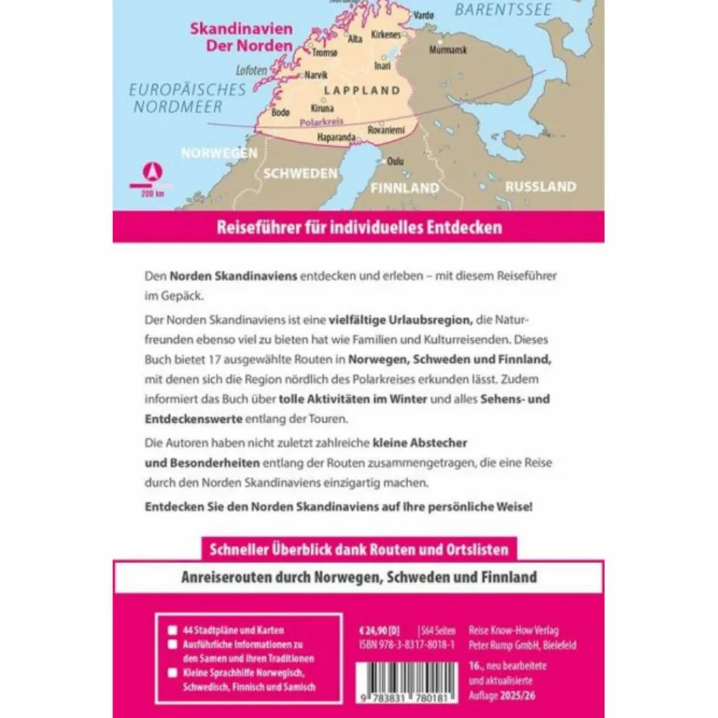 Reiseführer Nordeuropa*REISE KNOW-HOW REISEFÜHRER SKANDINAVIEN - DER NORDEN