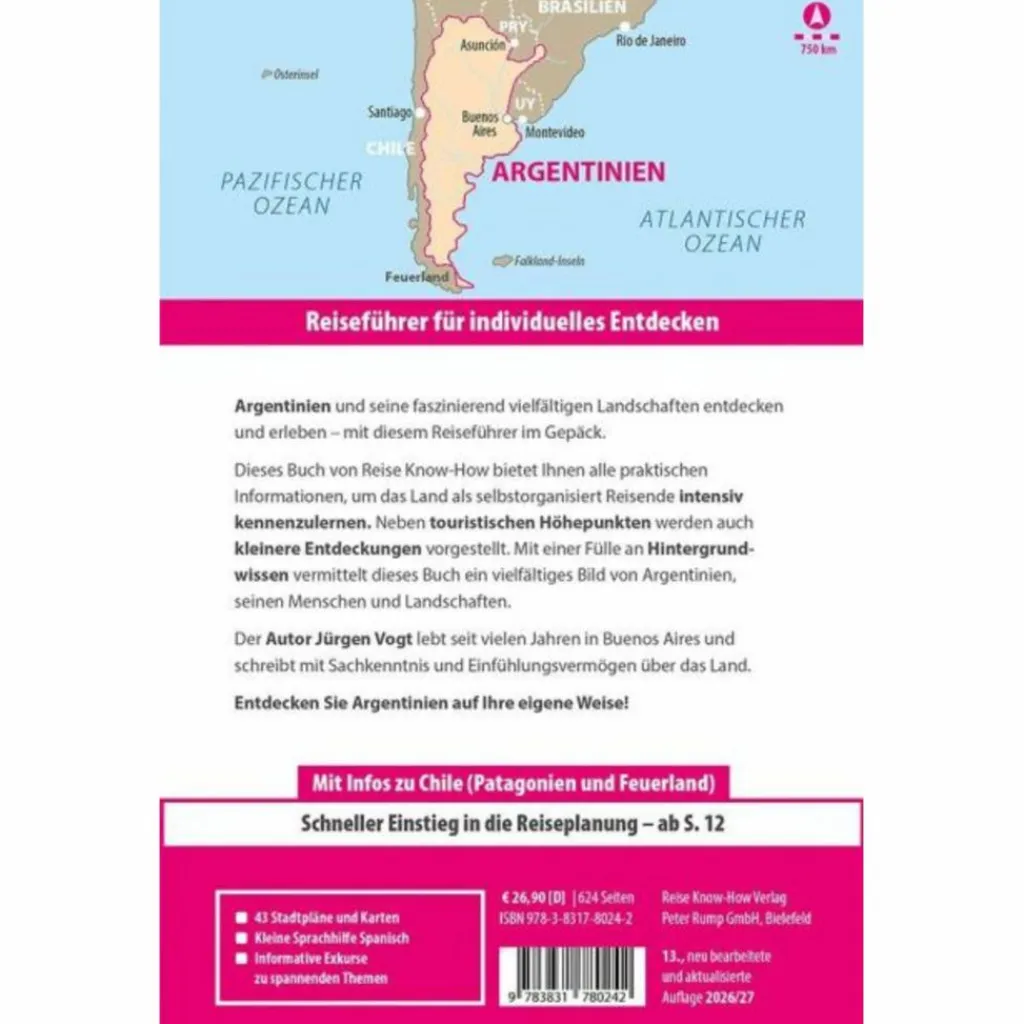 Reiseführer Südamerika*REISE KNOW-HOW REISEFÜHRER ARGENTINIEN MIT PATAGONIEN