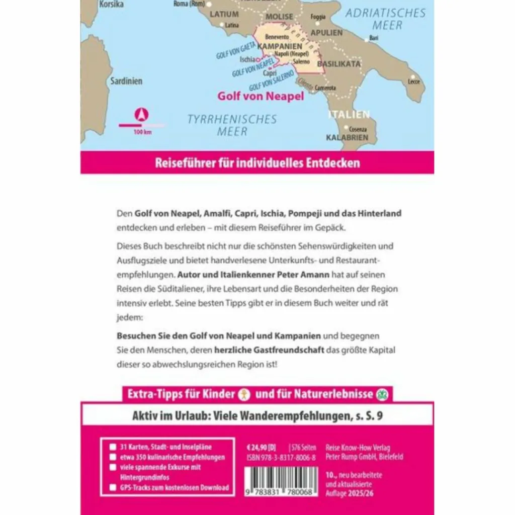 Reiseführer Südeuropa*REISE KNOW-HOW REISEFÜHRER GOLF VON NEAPEL, AMALFIKÜSTE