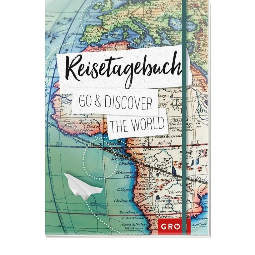 Schreibwaren*REISETAGEBUCH GO & DISCOVER THE WORLD - Notizbuch