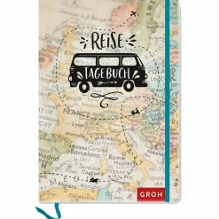 Schreibwaren*REISETAGEBUCH (LANDKARTE) - Notizbuch