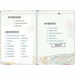 Schreibwaren*REISETAGEBUCH (LANDKARTE) - Notizbuch