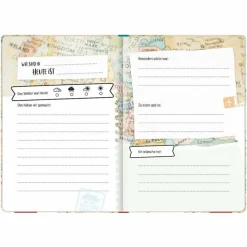 Schreibwaren*REISETAGEBUCH (LANDKARTE) - Notizbuch