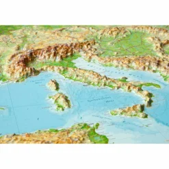 RELIEF EUROPA 1:8.000.000 MIT NATURHOLZRAHMEN - Karte^ Wandkarten Und Poster