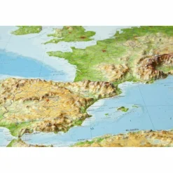 Wandkarten Und Poster*RELIEFKARTE EUROPA GROSS 1 : 8.000.000 - Karte