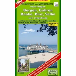 Fahrradkarten|Wanderkarten Und Winterkarten*RÜGEN, BERGEN, GÖHREN, BAABE, BINZ, SELL - Wanderkarte