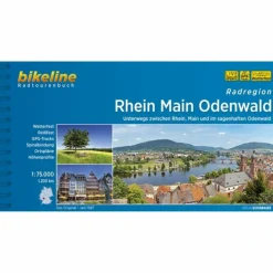 Radwanderführer Und Mountainbikeführer*RHEIN MAIN ODENWALD 1 : 75 000 - Radwanderführer