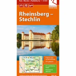 RHEINSBERG - STECHLIN 1:50T - Karte^ Fahrradkarten|Gewässerkarten