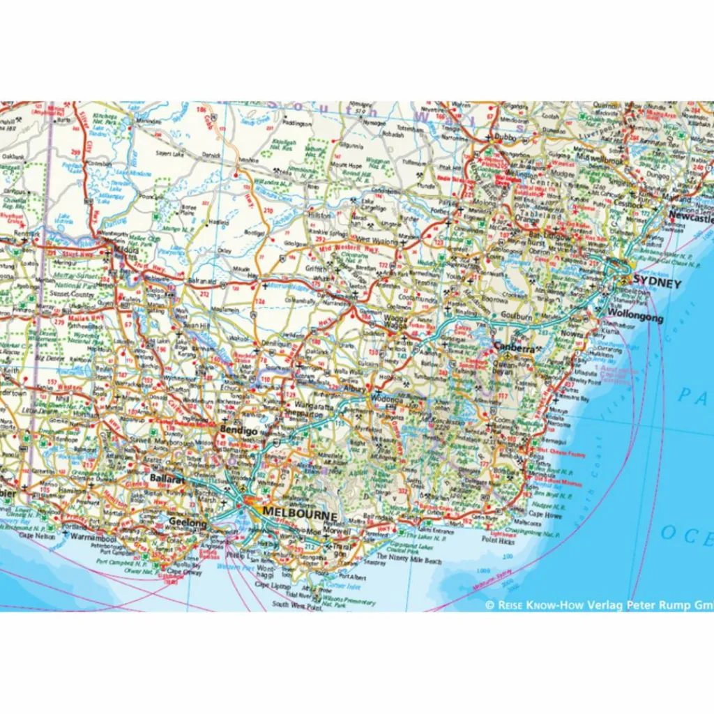 Straßenkarten|Straßenkarten*RKH WMP AUSTRALIEN 1:4.000.000 - Straßenkarte